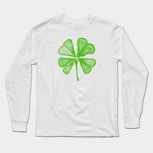 Four Lax Clover (Double Sided) Long Sleeve T-Shirt